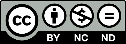Attribution-NonCommercial-NoDerivatives 4.0 Internacional